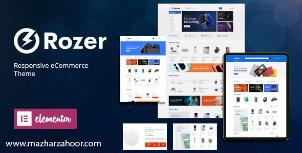 Rozer-Digital eCommerce WordPress Theme Free Download Right Now 2023